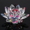 BSTKEY Colorful Crystal Lotus Flower Ornaments 130mm