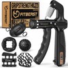 FitBeast Grip Strength Trainer, Hand Gripper Strengthener Kit - 6