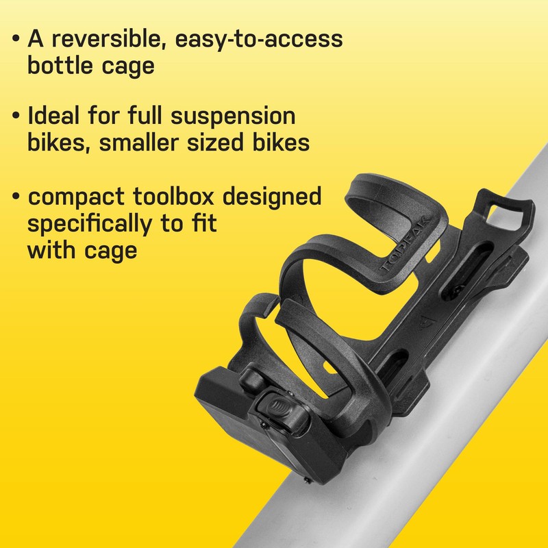 Topeak DualSide Cage Pro with Integrated Toolbox N11 (with Toolbox)