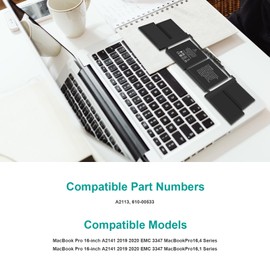 TREE.NB A2113 A2141 Laptop Battery Compatible with MacBook Pro 16-inch A2141(2019 Version) EMC 3347,fits MVVJ2xx/A MVVK2xx/A MVVL2xx/A MVVM2xx/A