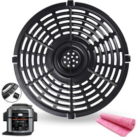 HEISENLIN 6.5QT Air Fryer Crisper Tray for 6.5QT Ninja OL500 OL501 Foodi Pressure Cooker & Air Fryers, Upgraded Grill Grate Pan Crisper Plate Rack Grid Shelf for Ninja 6.5QT Air Fryer, Dishwasher Safe
