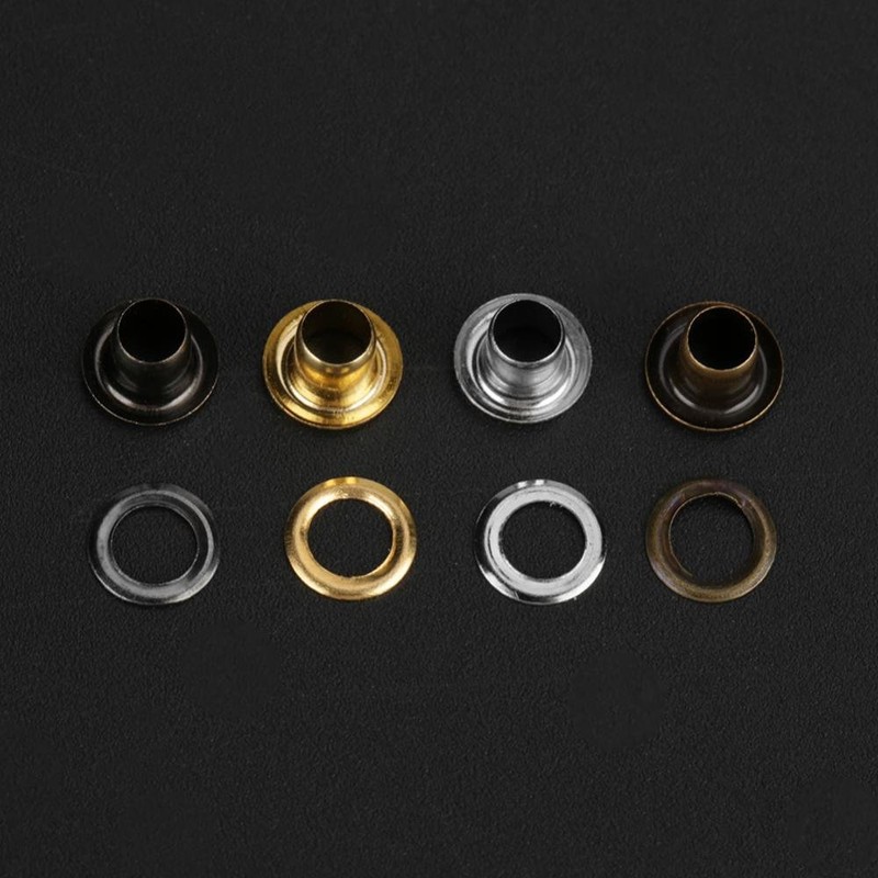 Grommet Kit 5mm x 220pcs/3mm x 420pcs,Grommet Setting Tool Metal
