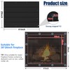 Magnetic Fireplace Blanket for Heat Loss Indoor Fireplace Covers Keep