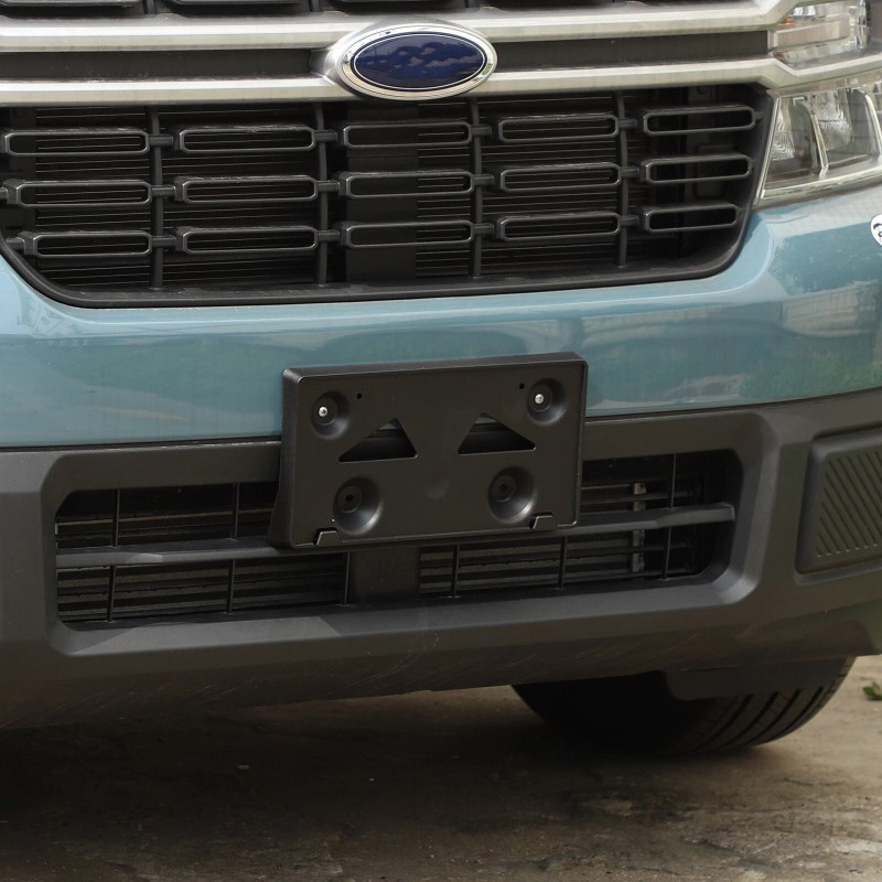 BEBECAR Black ABS Front License Plate Bracket holder Fits Ford