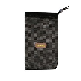 Sansha Mesh Shoe Case, Black x Pink
