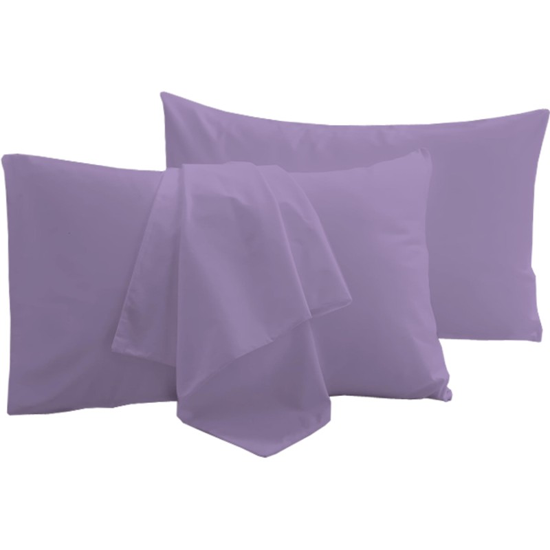 R&Z Plain Dyed Luxury Polycotton Housewife New 2 x Pillow