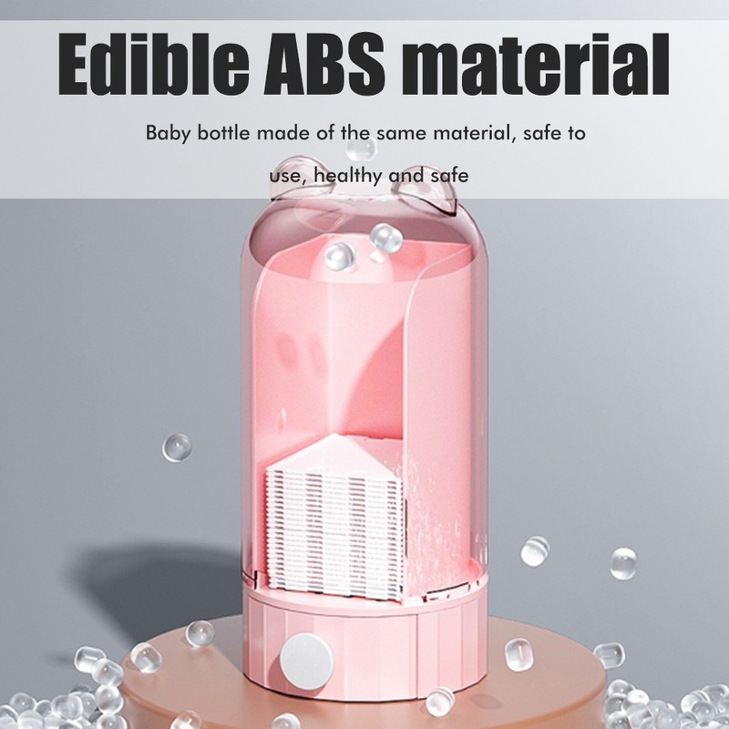 Automatic Cotton Pad Dispenser Press Out Makeup Cotton Holder Dispenser
