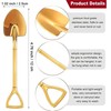 Comicfs 10 Pcs 4.7 Inches Gold Shovel Shape Demitasse Espresso