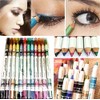 LOVM 12 Pcs PROFESSIONAL Cosmetic Makeup Eyeliner Eye/Lip Liner GLITTER