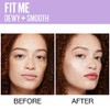 Maybelline Fit Me Dewy + Smooth Foundation Makeup, Fair Porcelain,