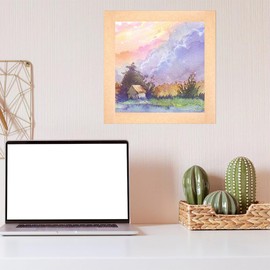 Operitacx 2 Rolls of Water Activated Gummed Kraft Paper Tape Brown Kraft Gum Tape Framing Tape Roll for Picture Framing Secure Packing 48mm