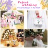 Bylion 2 Sets Something Blue Wedding Bouquet Photo Charms Bridal