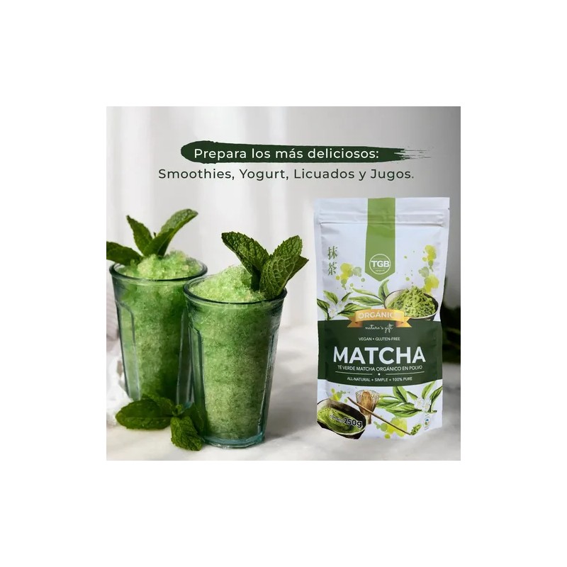 Té Matcha 100 Puro Premium Orgánico 500 Gramos