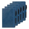 5pcs Libreta A5 Pasta Dura Escolar Oficina 5 Bolígrafos