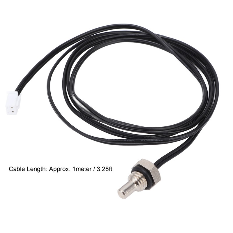 10Pcs Thermistor Sensor NTC Temperature Probe Hex Head 1 Meter