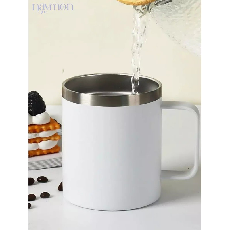 Naymon Termo Taza Vaso Asilante Portatil Acero Inoxidable 500ml