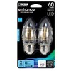 Feit Electric LED Chandelier Bulbs 60W Equivalent, E26 Medium Screw