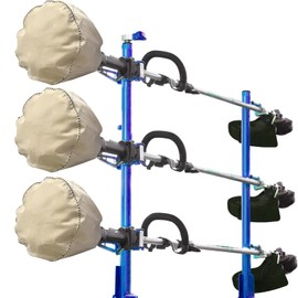 Waterproof trimmer cover and engine waterproof cover are suitable for trimming machine, lawn mower, electric saw, hedge and rod saw. 600D heavy Oxford cloth 12D x 15.6h inch（3pack） (khaki-600D（3pack）)