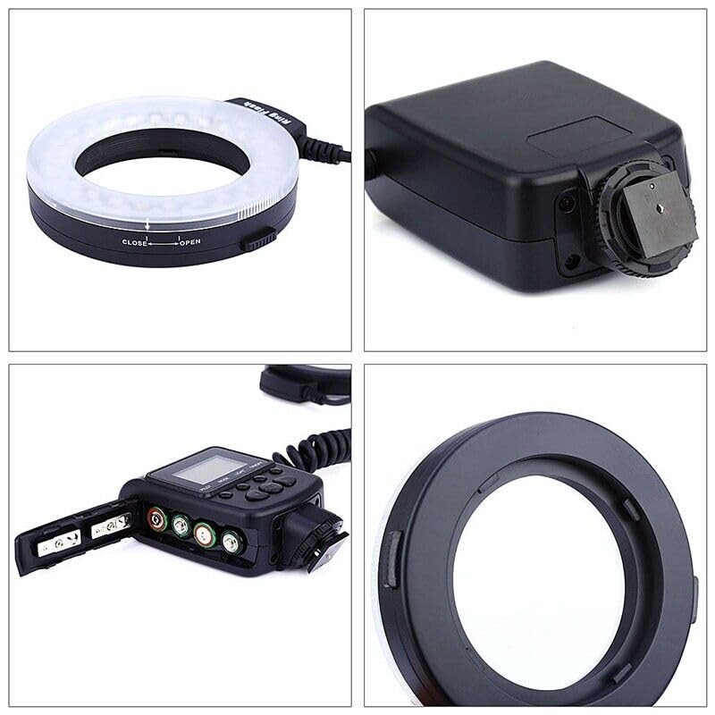 LED Ring Light Macro Ring Flash Universal 48 LEDs Cold
