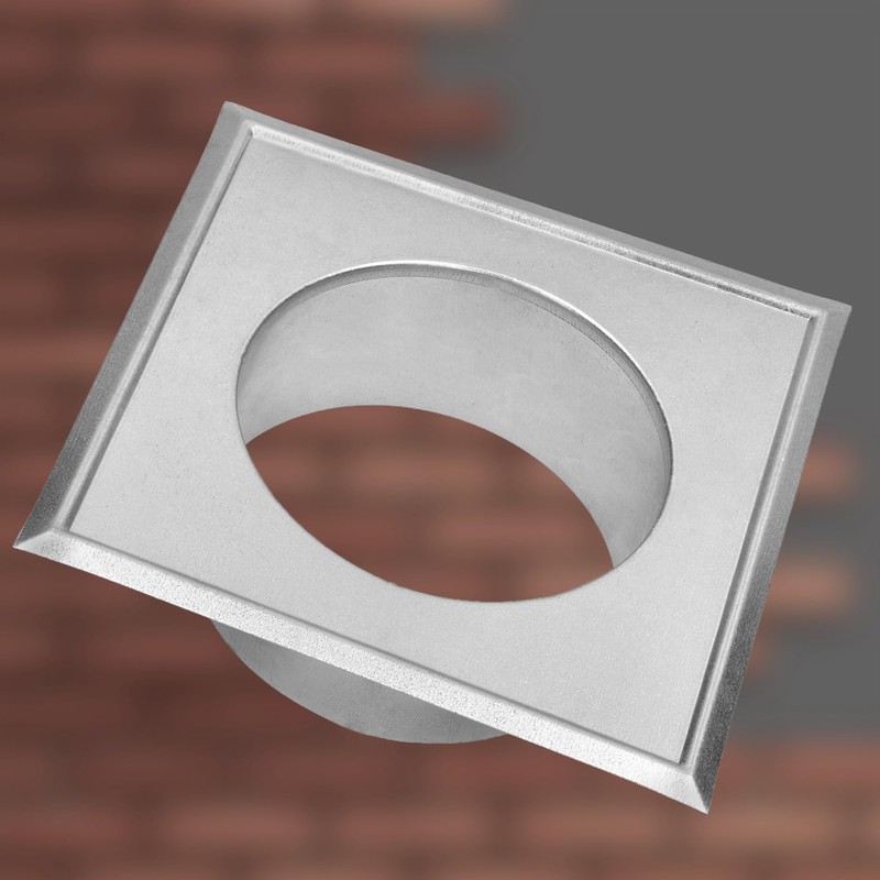KOTARBAU® Stove Pipe Rosette Diameter 110 mm Galvanised Chimney Rose