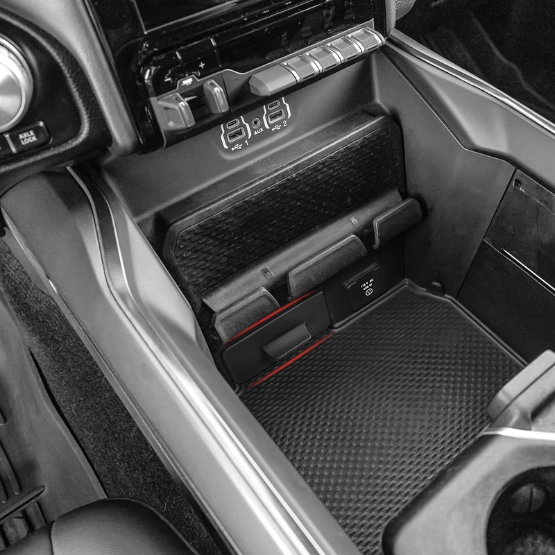 Center Console Storage Drawer Compatible with Dodge 2019-2026 RAM 1500