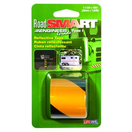 Incom RE838 Engineer Grade Yellow/Black 1.5" x 40" High Visibility Reflective Safety Tape