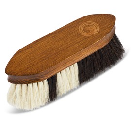 Equimour Favo Fur Shine Brush | Horse Brush | Wooden Brush | Grooming | Horse Accessories | Cleaning Tool for Horses | Horse Care