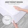 Twin Mattress Protector Waterproof Breathable Noiseless Mattress Cover, Premium Soft