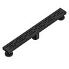 Neodrain 28 in Matte Black Linear Shower Drain, Rectangular Shower