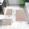Yimobra U-Shaped Toilet Mat, Soft Comfortable Contour Mat for Bathroom