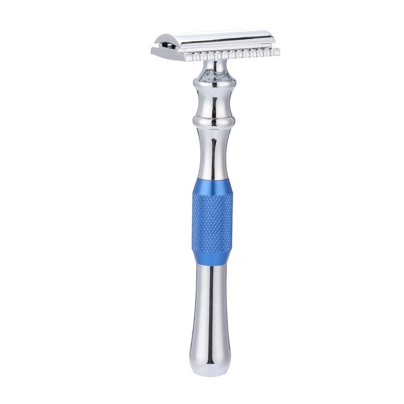 Man Shaving Razor Classic Double Edge Razor and Base Safety