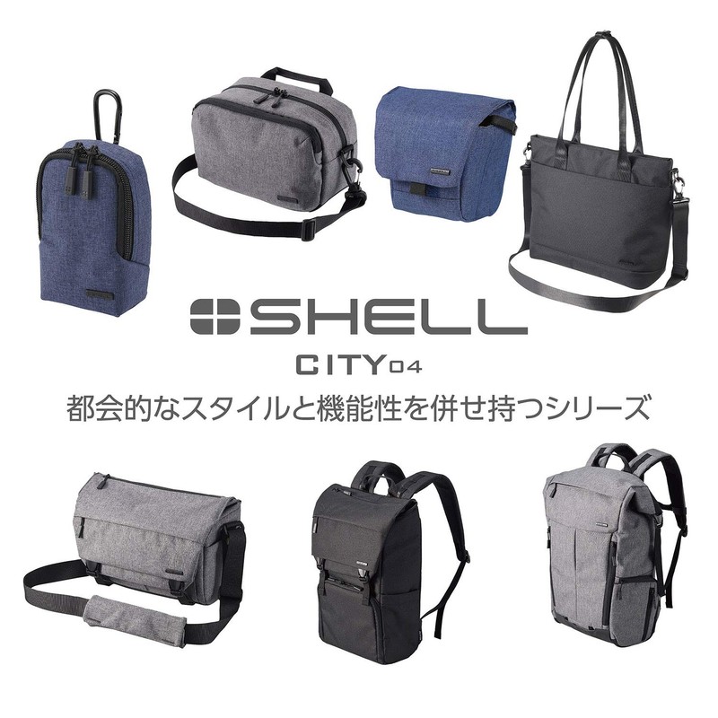 Hakuba SP-CT04-CPMBK Camera Case Plus Shell City04 Camera Pouch M