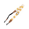 Ukulele Strap Cotton Adjustable Grid Pattern Hole Free Installation Belt