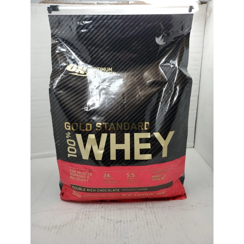 Optimum Nutrition Whey Strawberry Gold Standard Powder - 10 lb