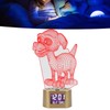 Acrylic Cartoon Night Light Dual Power Supply Alarm Clock Perpetual