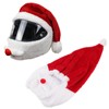 Christmas Helmet Cover Plush Scratch Proof Motorcycle Helmet Hat for