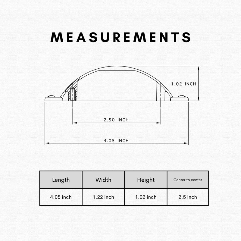 HESTIA HARDWARE 10 Pack | 2.5" Drawer Pulls Flat Black