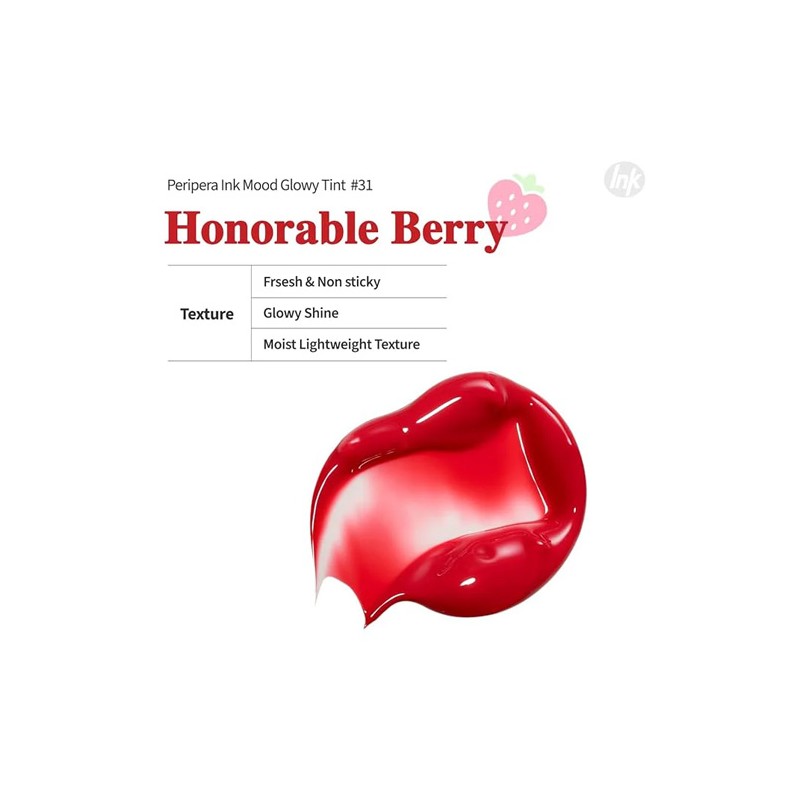 Peripera [Peripera]*Soft Berry* Ink Mood Glowy Tint (3 Colors)