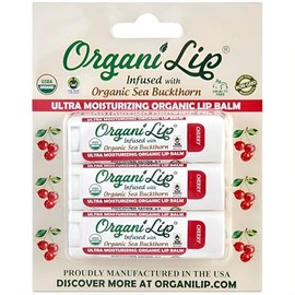 Humectante labial orgánico certificado por el USDA: bálsamo labial orgánico ultra humectante para nutrir los labios agrietados