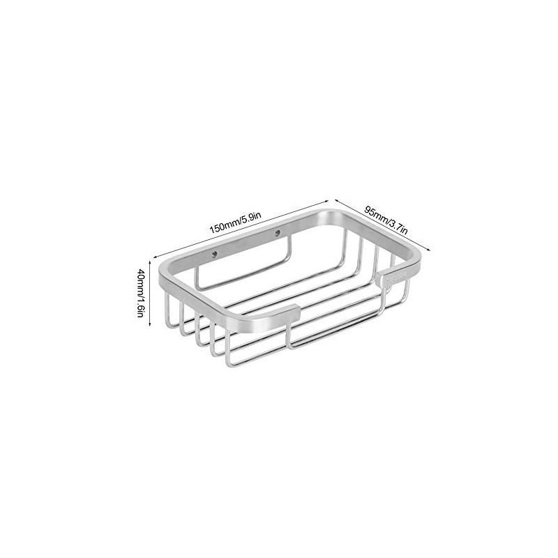 Cocoarm Jaboneras para Baño Acero Inoxidable, Jabonera para Regadera Soporte