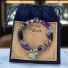 BlueRica Mother Gift Bracelet with Sentimental Message Velvet Pouch -