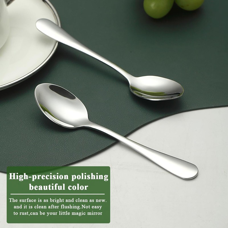 Evanda Tea Spoon, 24 x 14 cm, Stainless Steel Coffee