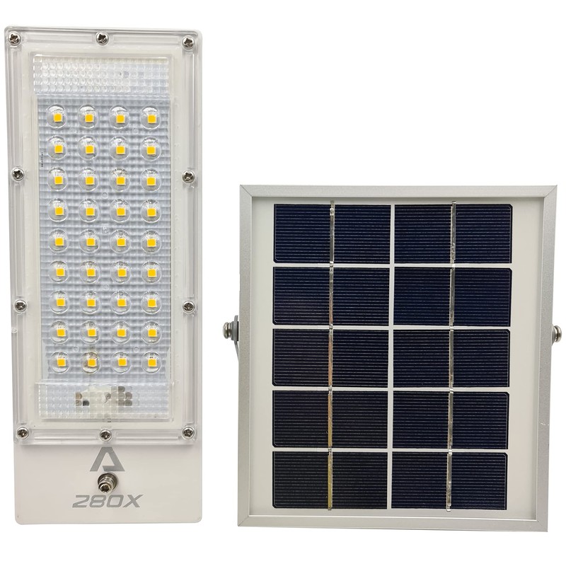 Mii-PWR Flag Pole Light Solar Powered A280X Metal Flood Sign