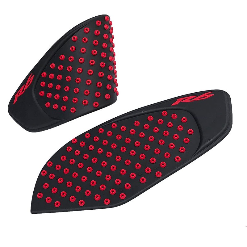 Red Gas Fuel Tank Pad Traction Side Fuel Knee Grip