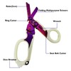Elegital Emergency Rescue Shears,Stainless Steel Multifunction Self-Luminous Foldable Trauma Shears