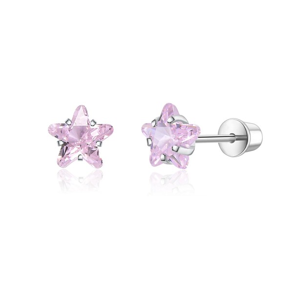 VYYU Cute Star Earrings for Girls Women - Hypoallergenic Titanium