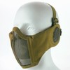 MILQUEST Airsoft Mask Face Mask with Ear Protection Mesh Face