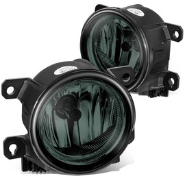 DNA MOTORING FL-ZTL-373-SM Pair of Fog Lights Compatible with 13-15 Accord / 13-21 Civic / 19-20 HR-V / 15-20 Fit,Smoked Lens