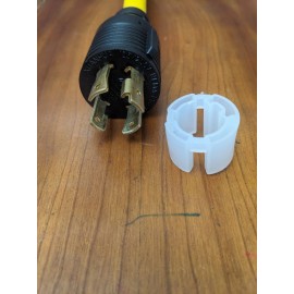 ONETAK NEMA L14-30P to 14-50R 120V/240V 30 Amp Twist Lock 4 Prong Male Plug to 4