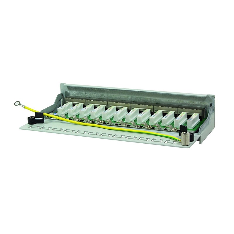 BIGtec 12 Port CAT6a Patch Panel Distribution Panel Distributor Patch